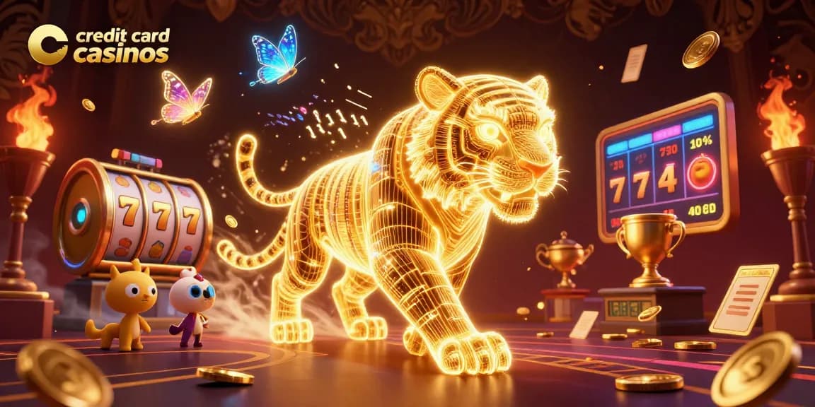 Experience thrilling gameplay at credit card casinos with vibrant visuals and dynamic elements.