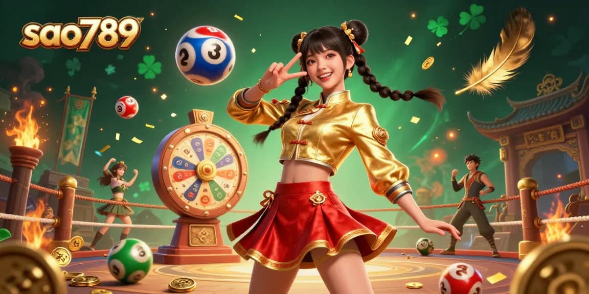 Spin the prize wheel and win big at sao789 with vibrant lottery balls and a dynamic casino atmosphere