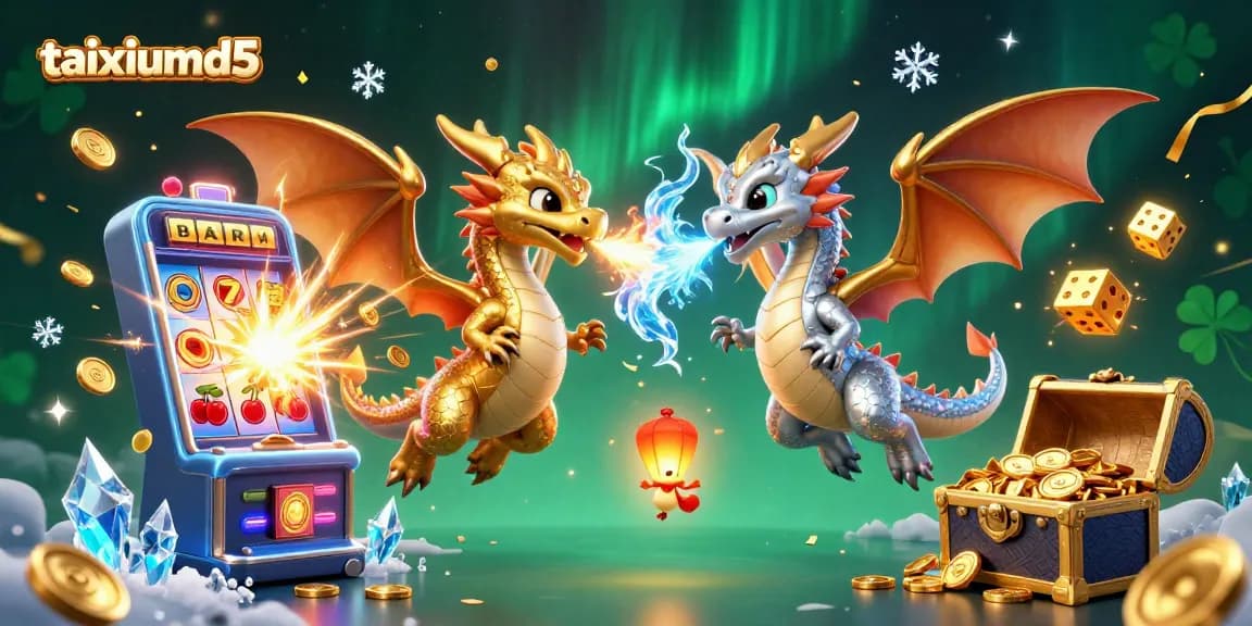 Experience the exhilarating action of taixiumd5 with vibrant dragons and dynamic gaming elements.