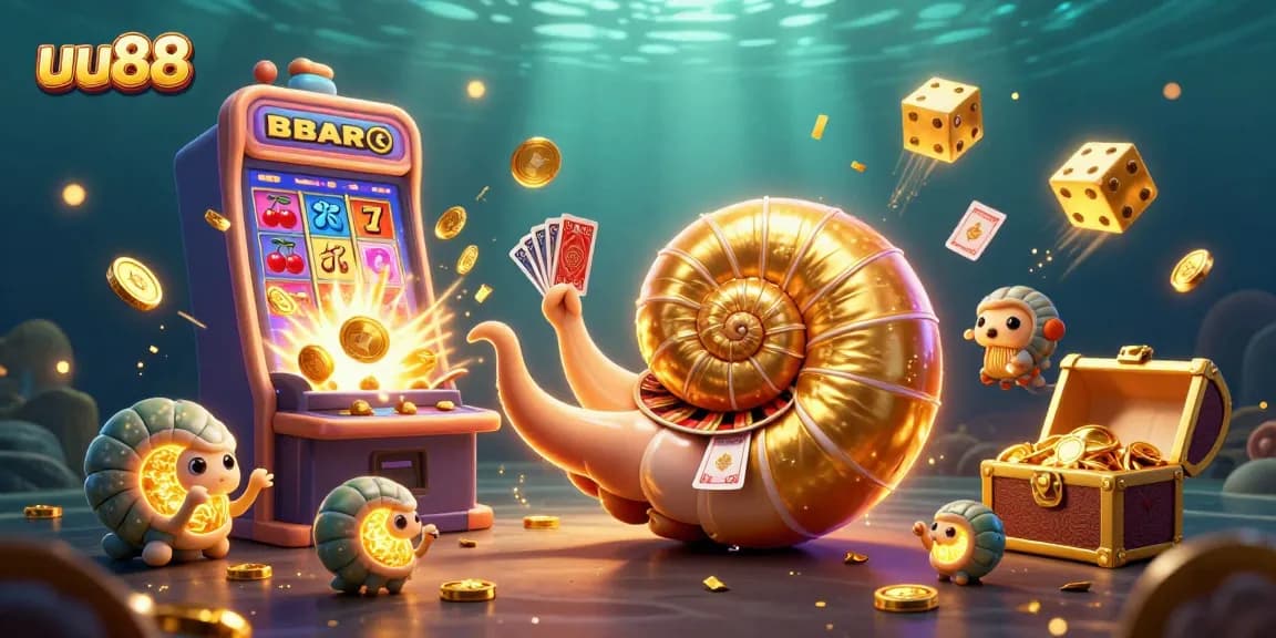 Experience thrilling gameplay at uu88 with a jackpot explosion of coins and vibrant casino elements.