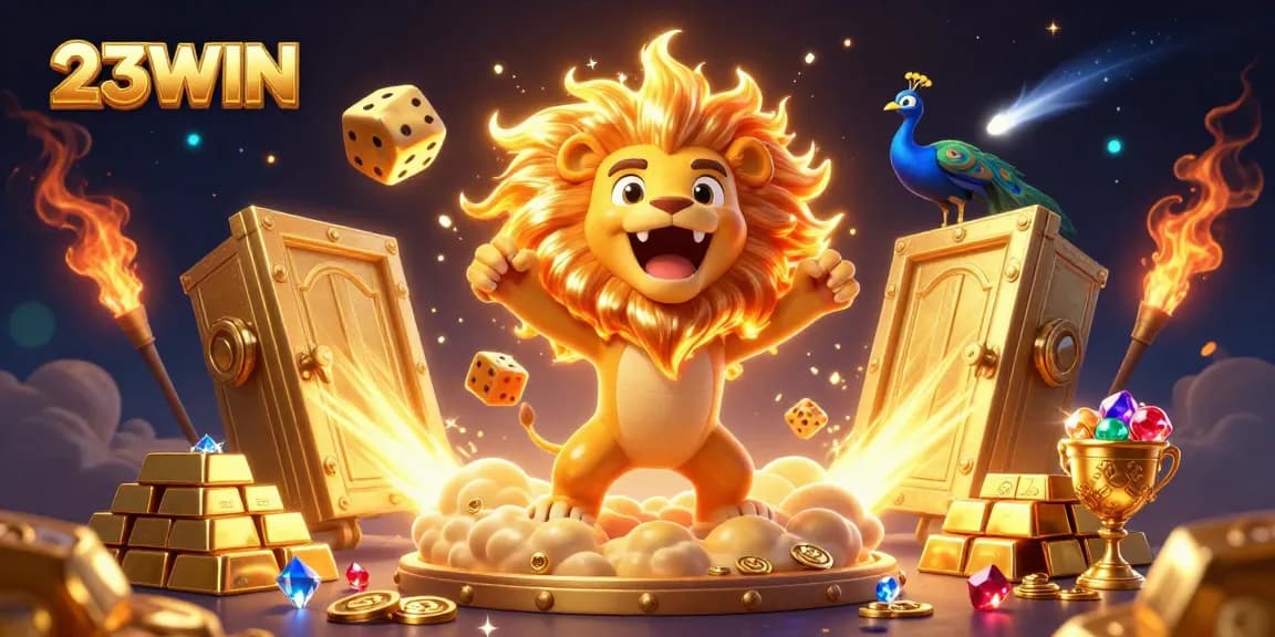 Experience the thrilling adventures at 23WIN, where golden treasures and games abound.