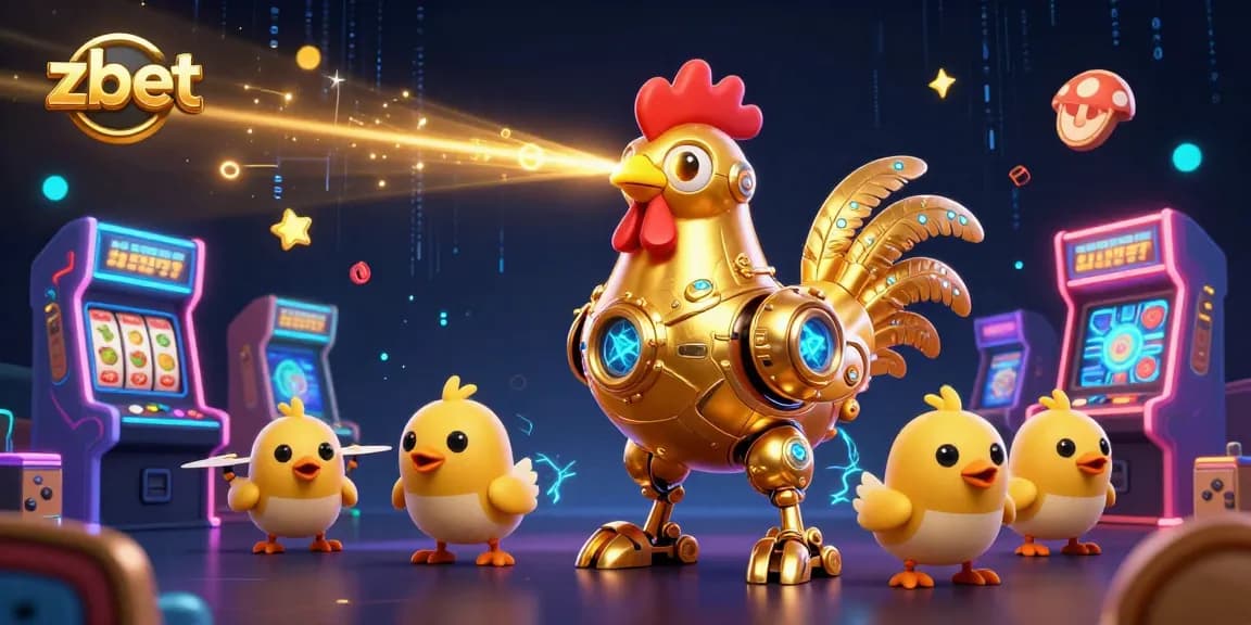 Engage with zbet and win big on dynamic slot games, surrounded by vivid casino-style elements.