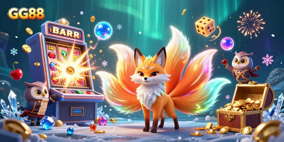 Experience the exhilarating GG88 casino adventure with vibrant characters and thrilling game elements.