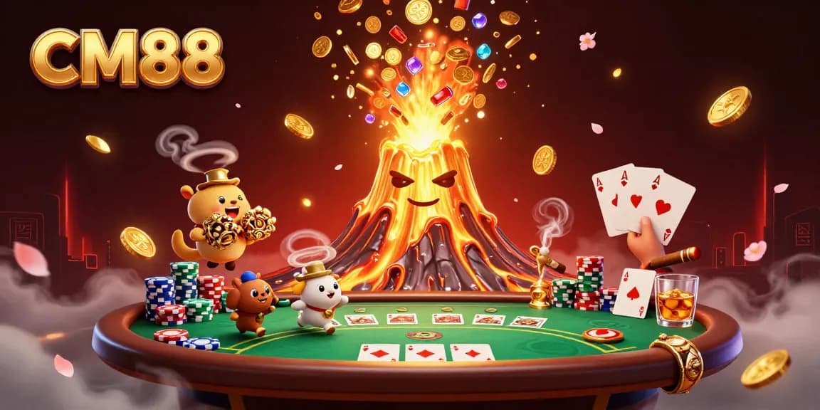 Win big with CM88 by immersing in thrilling casino action featuring vibrant characters and rich details.