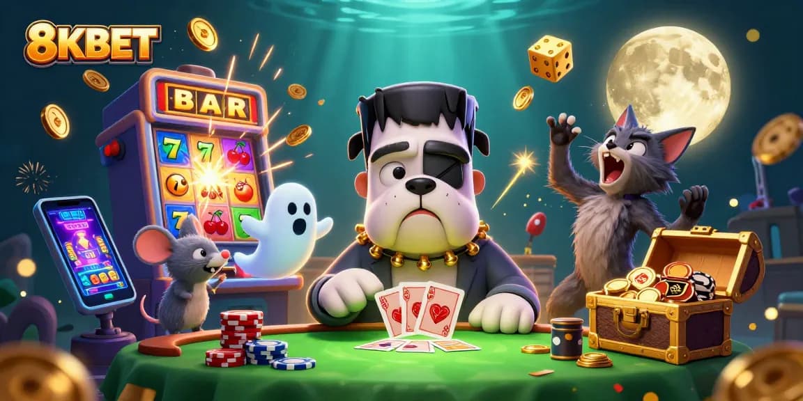Experience thrilling action at 8KBET with dynamic casino scenes and exciting gaming elements