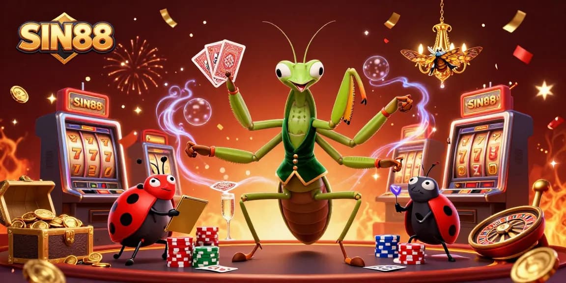 Engage with SIN88 for exciting casino action featuring vibrant characters and dynamic gaming elements.