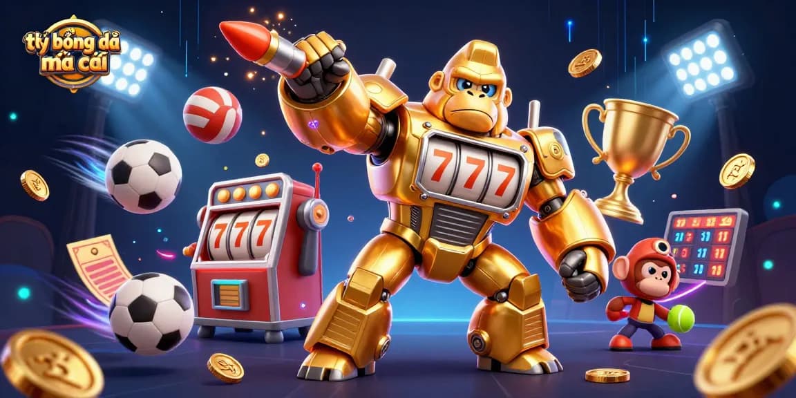 Experience the excitement of tỷ lệ bóng đá nhà cái with vibrant 3D sports-themed illustrations