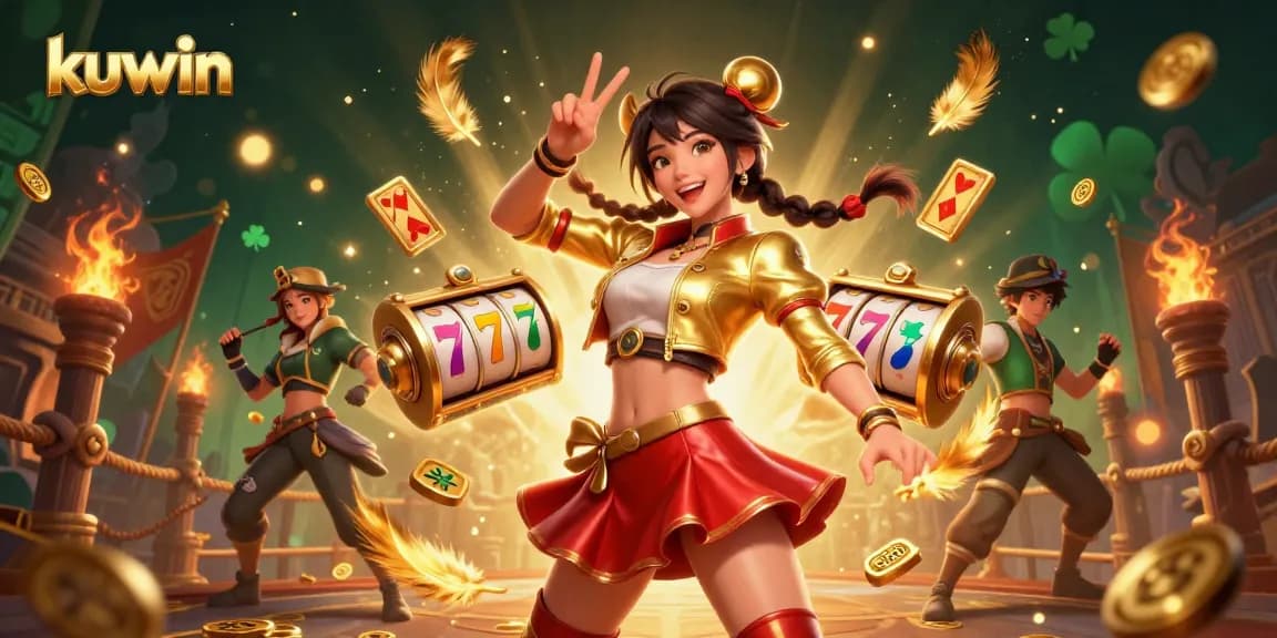 Kuwin offers exciting online slot gameplay featuring vibrant characters, colorful reels, and jackpot winnings.