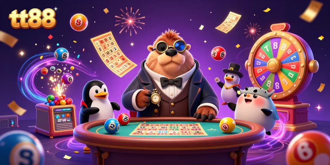 Experience thrilling moments at tt88 casino with the jolly walrus and friends in a vibrant underwater poker scene.