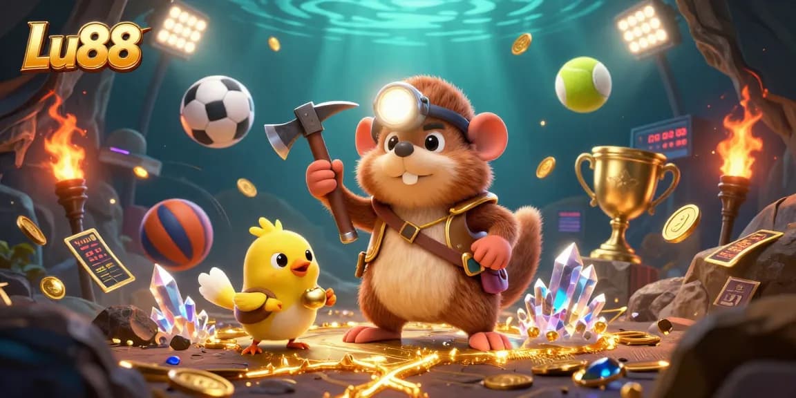 Lu88 rewards players with a treasure hunt for riches in a vibrant casino-themed adventure.