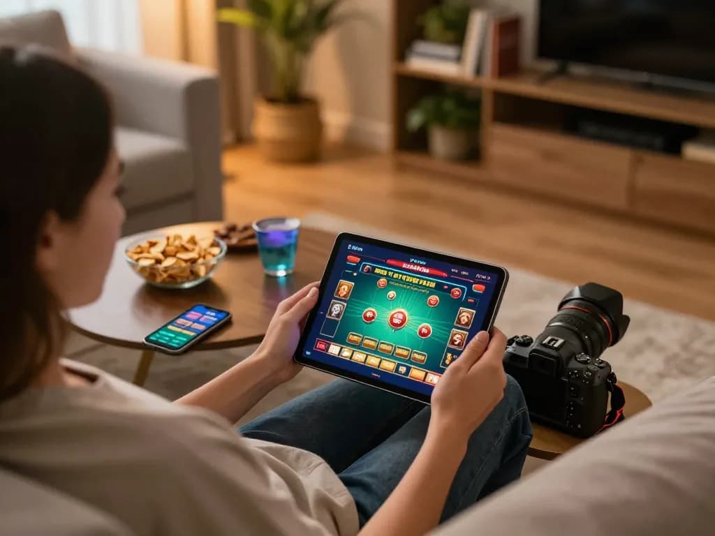 Struggling with can't login issues while accessing online casino games on tablet in cozy setting
