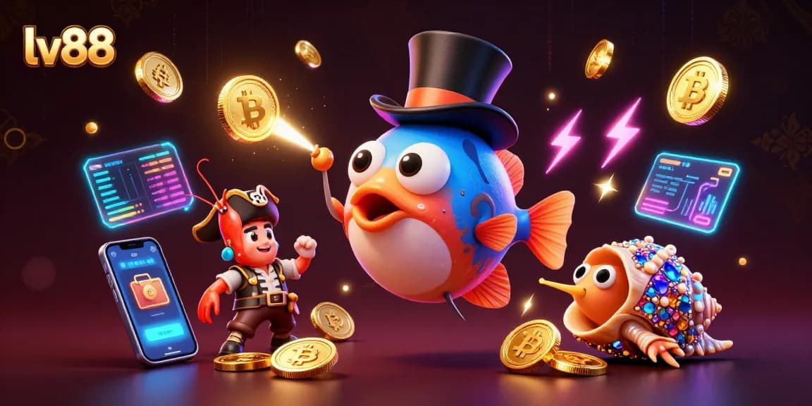 Experience vibrant casino excitement at lv88 with a thrilling 3D underwater adventure.