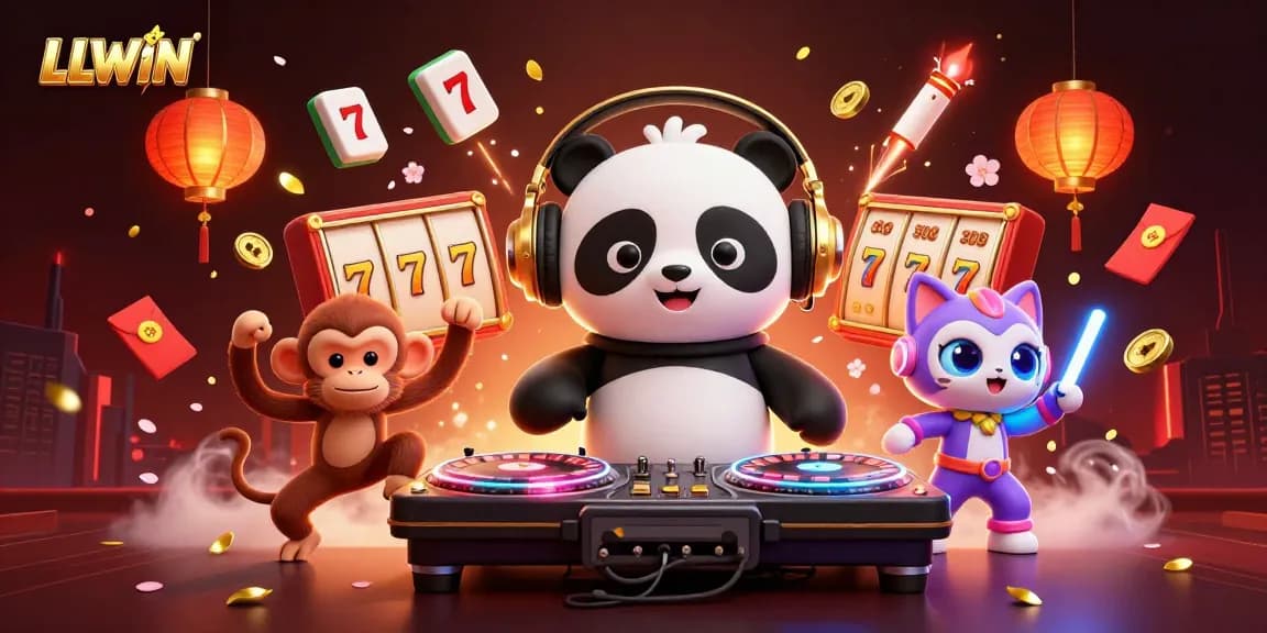 Engage in thrilling gameplay at LLWIN with dynamic slot reels and vibrant characters.