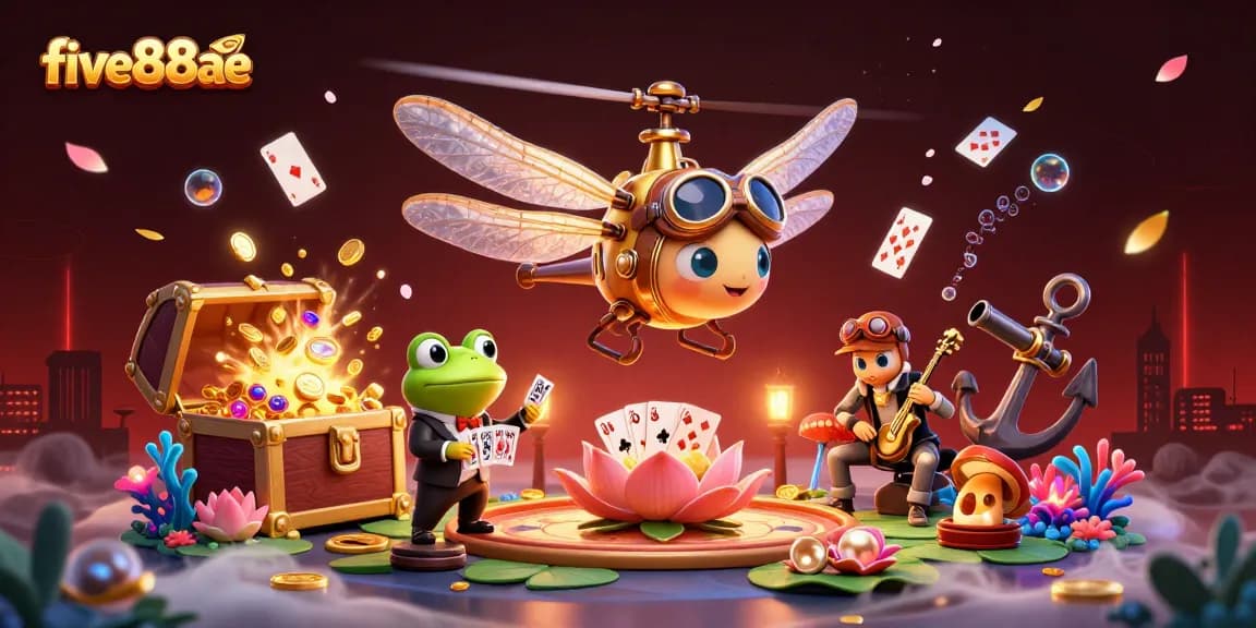Engage in thrilling gameplay at five88ae with vibrant casino scenes featuring captivating characters.