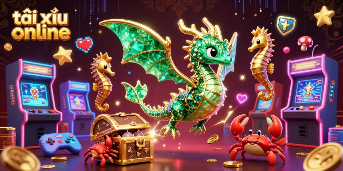 Experience the thrill of tài xỉu online with vibrant gaming elements and majestic sea creatures.