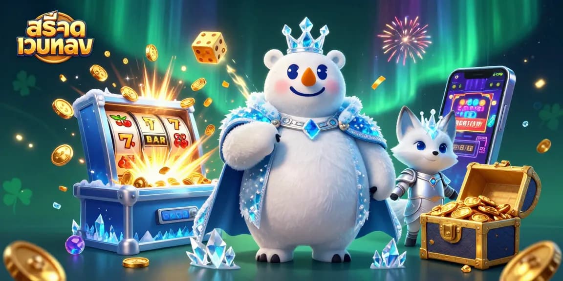 Engage with สล็อตเว็บตรง gaming as the animated ice king, snow fox, and jackpot symbols come alive.