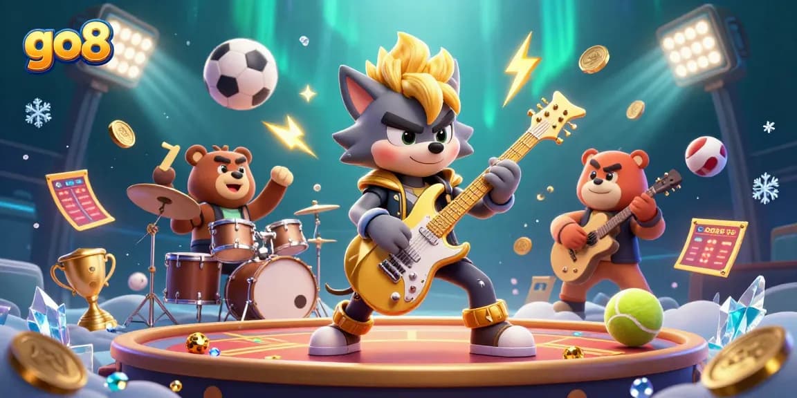 Engage in exciting gaming at go8 with vibrant characters and dynamic casino action.