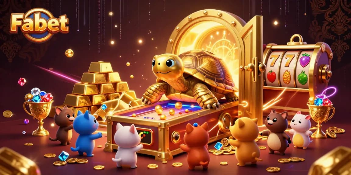 Experience thrilling wins at Fabet with 3D gaming action featuring a magical tortoise!