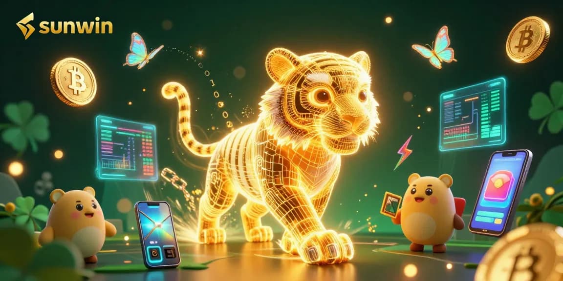 Engage in thrilling gameplay with the sunwin casino experience, showcasing vibrant digital elements and interactive features.