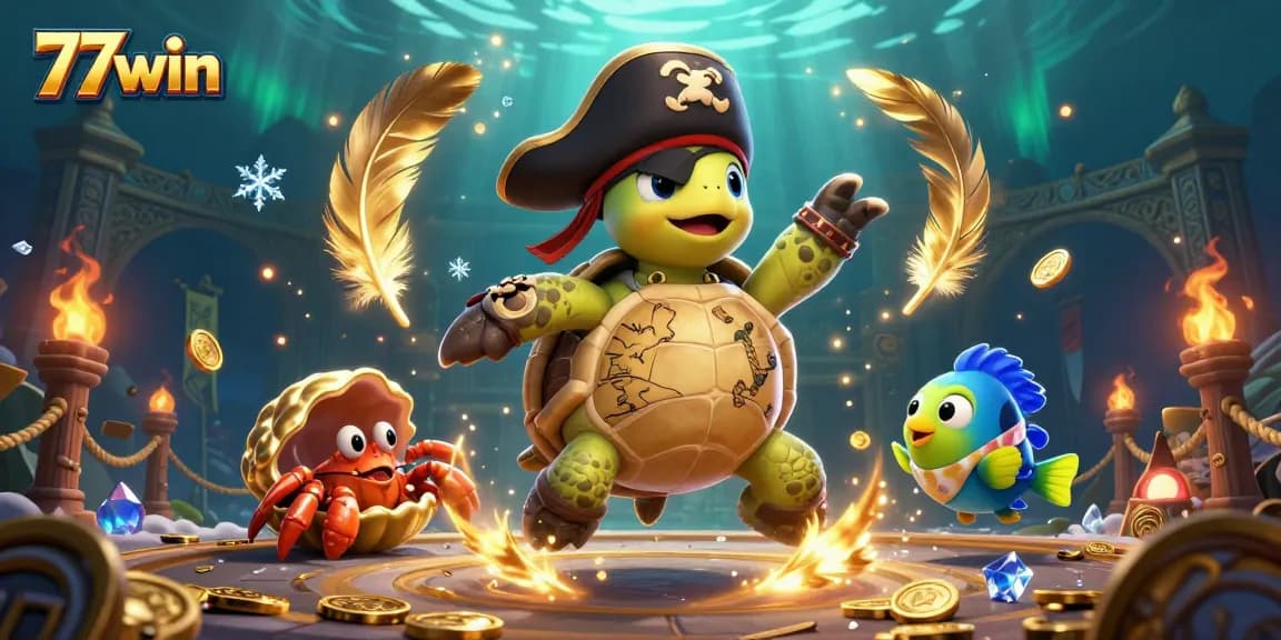 Engage with thrilling adventures at 77win, where a pirate-themed underwater casino awaits you.