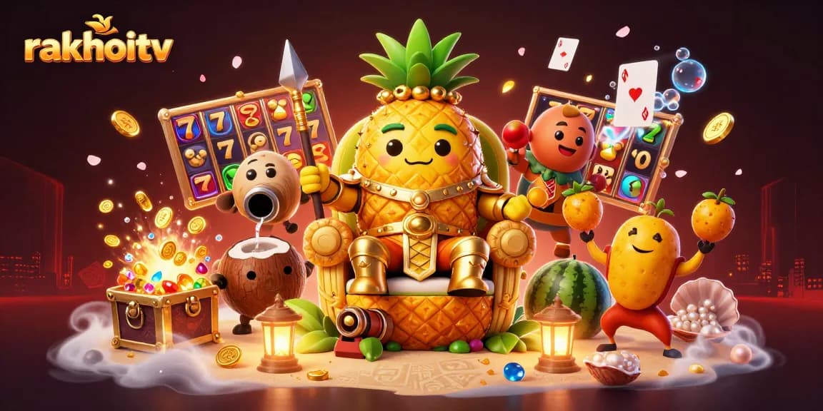 Play thrilling games with rakhoitv while enjoying an immersive casino experience with vibrant characters.
