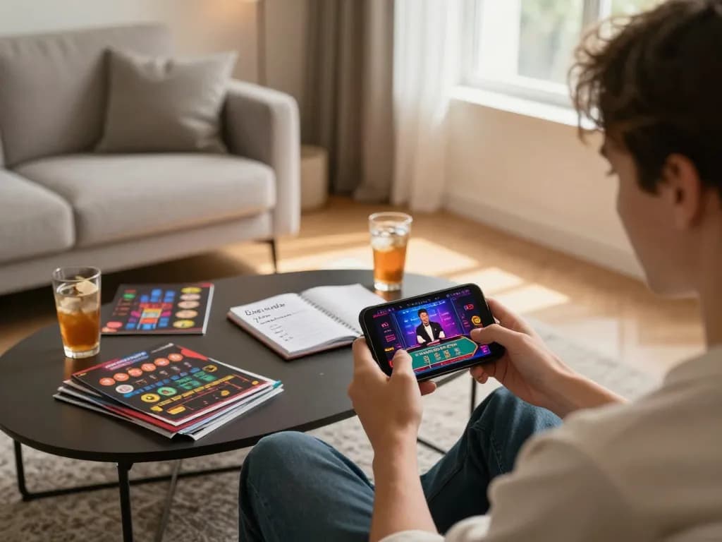 Engaging gameplay experience at BL555 with a player focused on mobile gaming