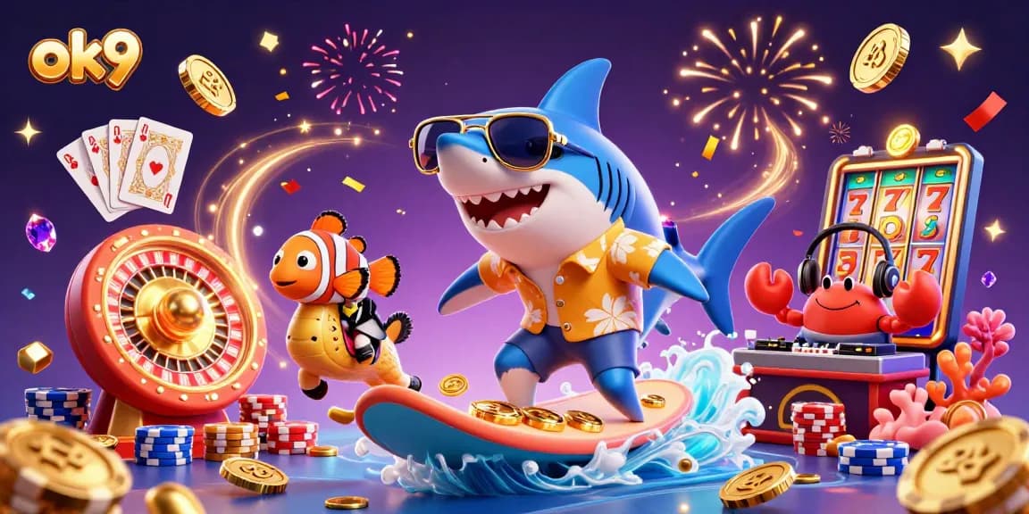 Experience thrilling gameplay at ok9 with a vibrant underwater casino adventure featuring lively characters and exciting elements.