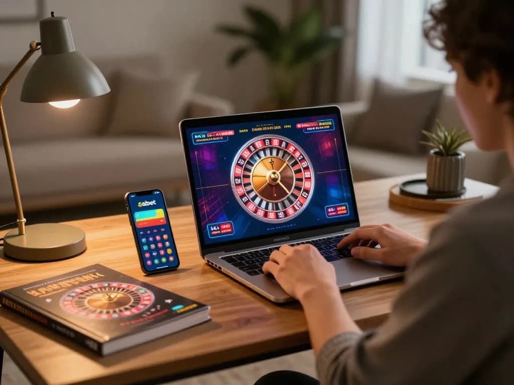 Dabet player enjoying online casino gameplay while managing their bankroll effectively.