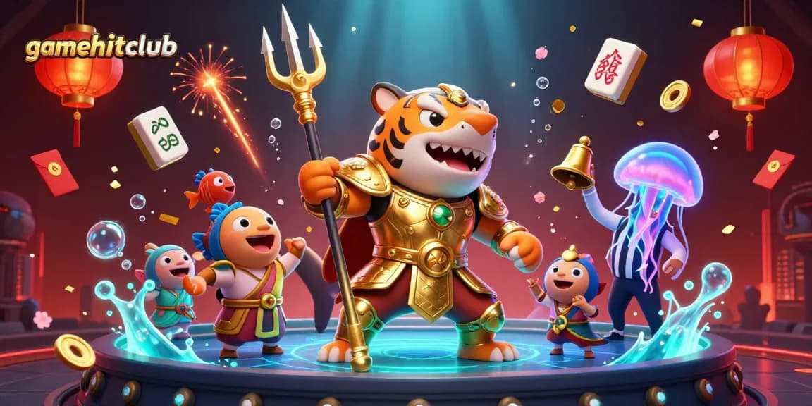 Experience casino fun with gamehitclub as the shark gladiator battles in an underwater colosseum.