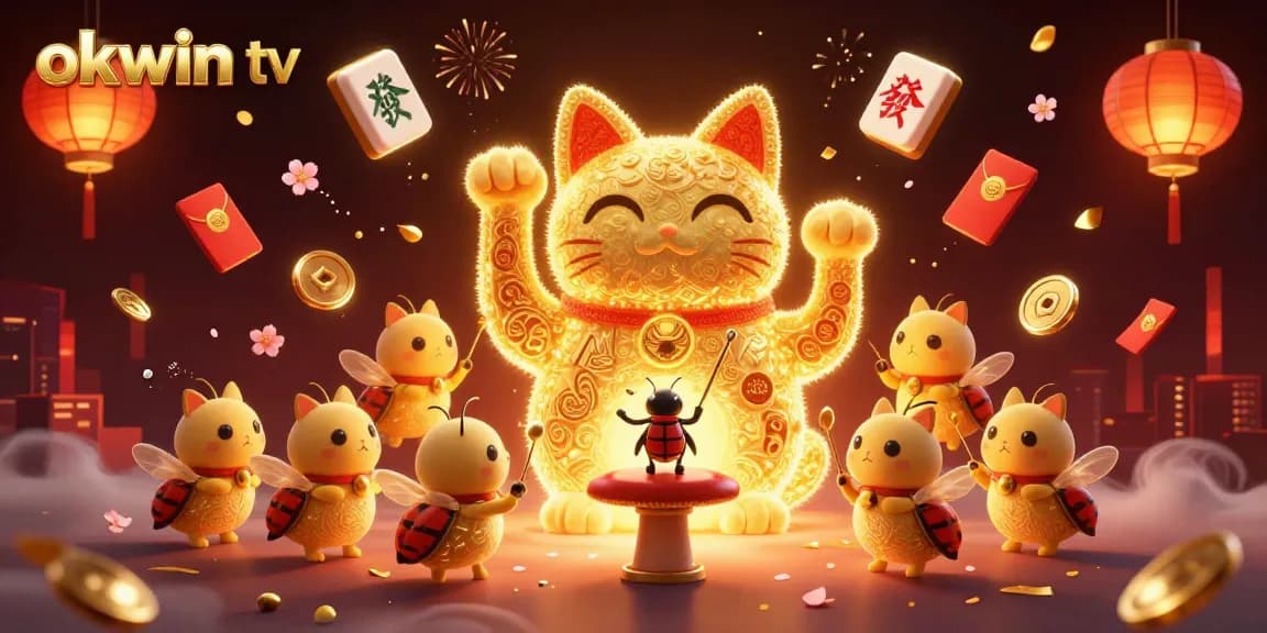 Experience thrilling gameplay with okwin tv, where golden fireflies and casino symbols come alive.