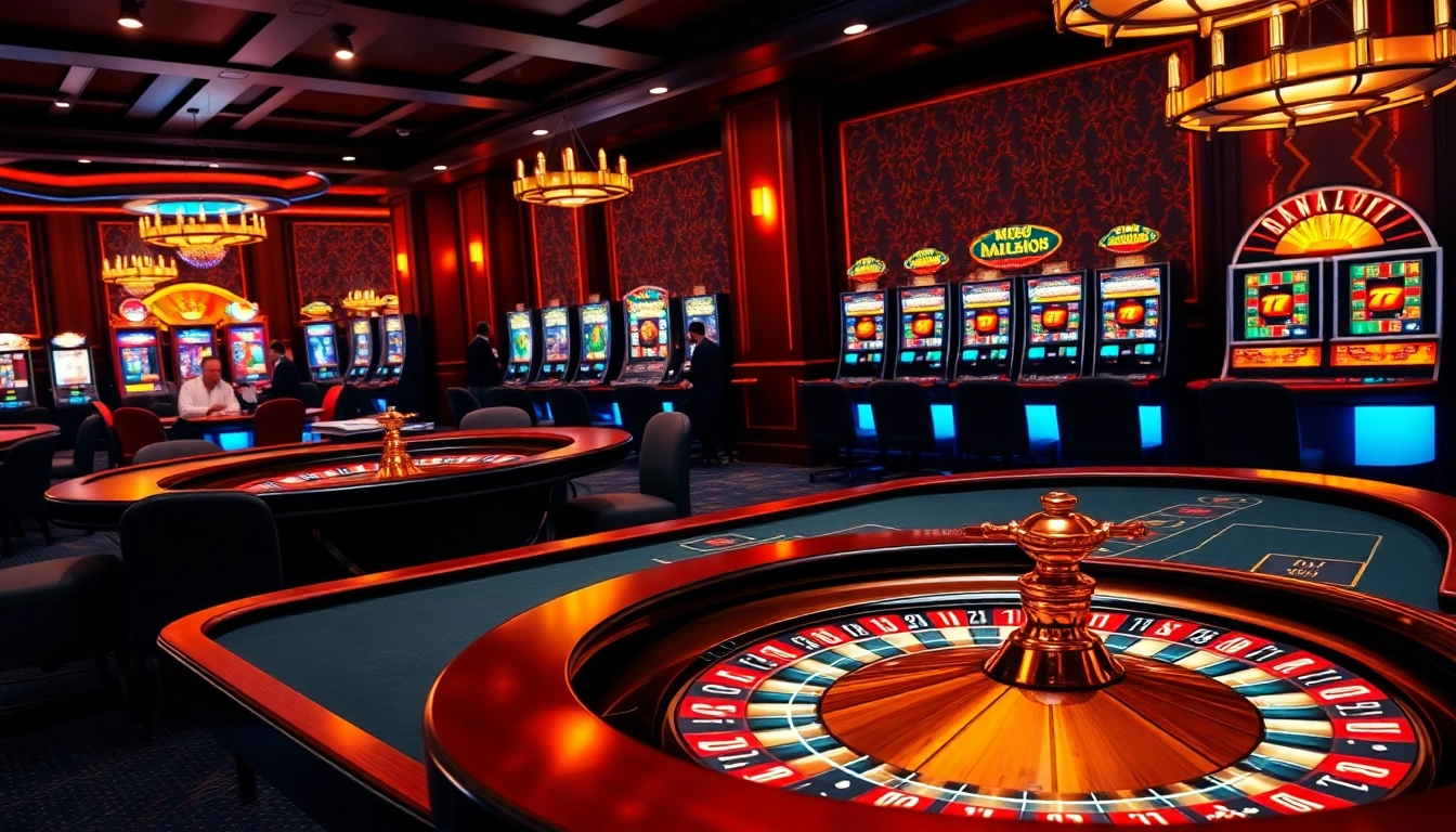 Experience thrilling gaming at V7SB with vibrant poker, roulette, and slot machines.
