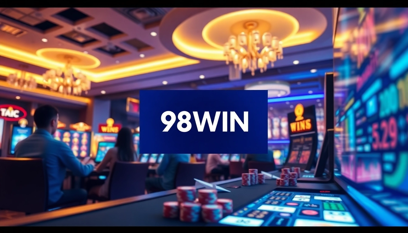 Experience the excitement of online betting at trang chu 98win with a luxurious digital casino interface.