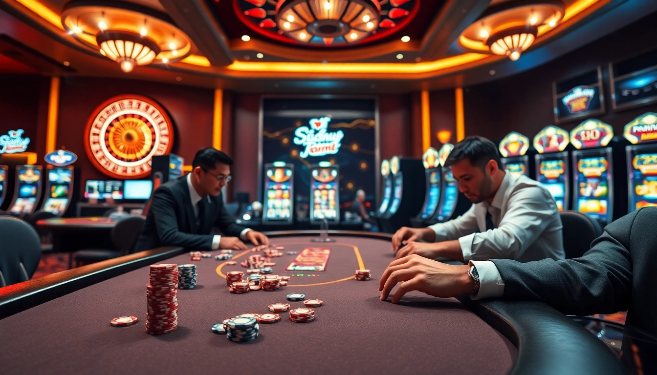 Exciting gaming action at Nhà cái G28 featuring poker chips and a roulette wheel.