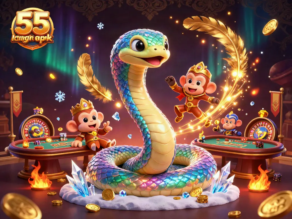 Experience thrilling gaming on 55 club login apk with a vibrant casino atmosphere filled with dynamic characters and action.