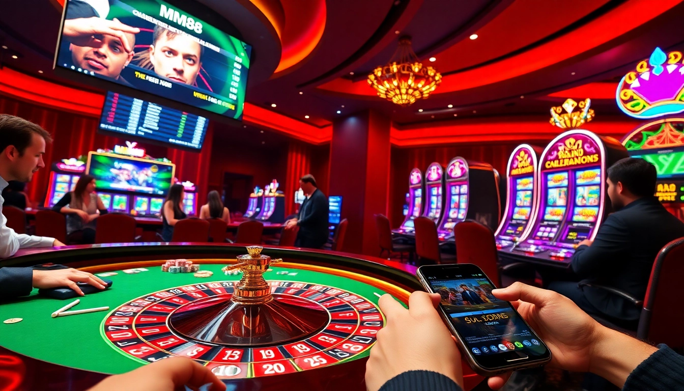 Experience high-stakes gaming at mm88 with exciting roulette and vibrant slot machines.