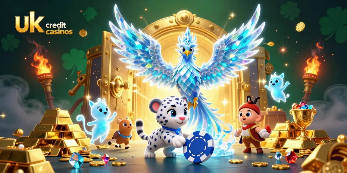 Experience thrilling action at uk credit card casinos with vibrant 3D characters, dazzling treasures, and interactive gaming elements.