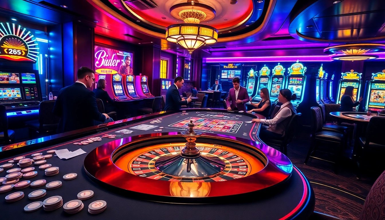 Experience the thrill of high-stakes gambling at https://f168.win/ with vibrant casino visuals.