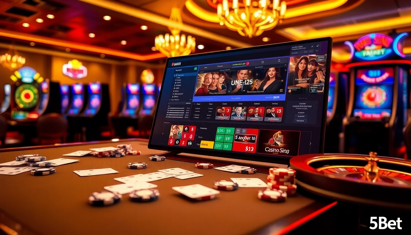 Experience the thrill of winning at 5GBet's online gambling platform with exciting games, vibrant visuals, and engaging gameplay.