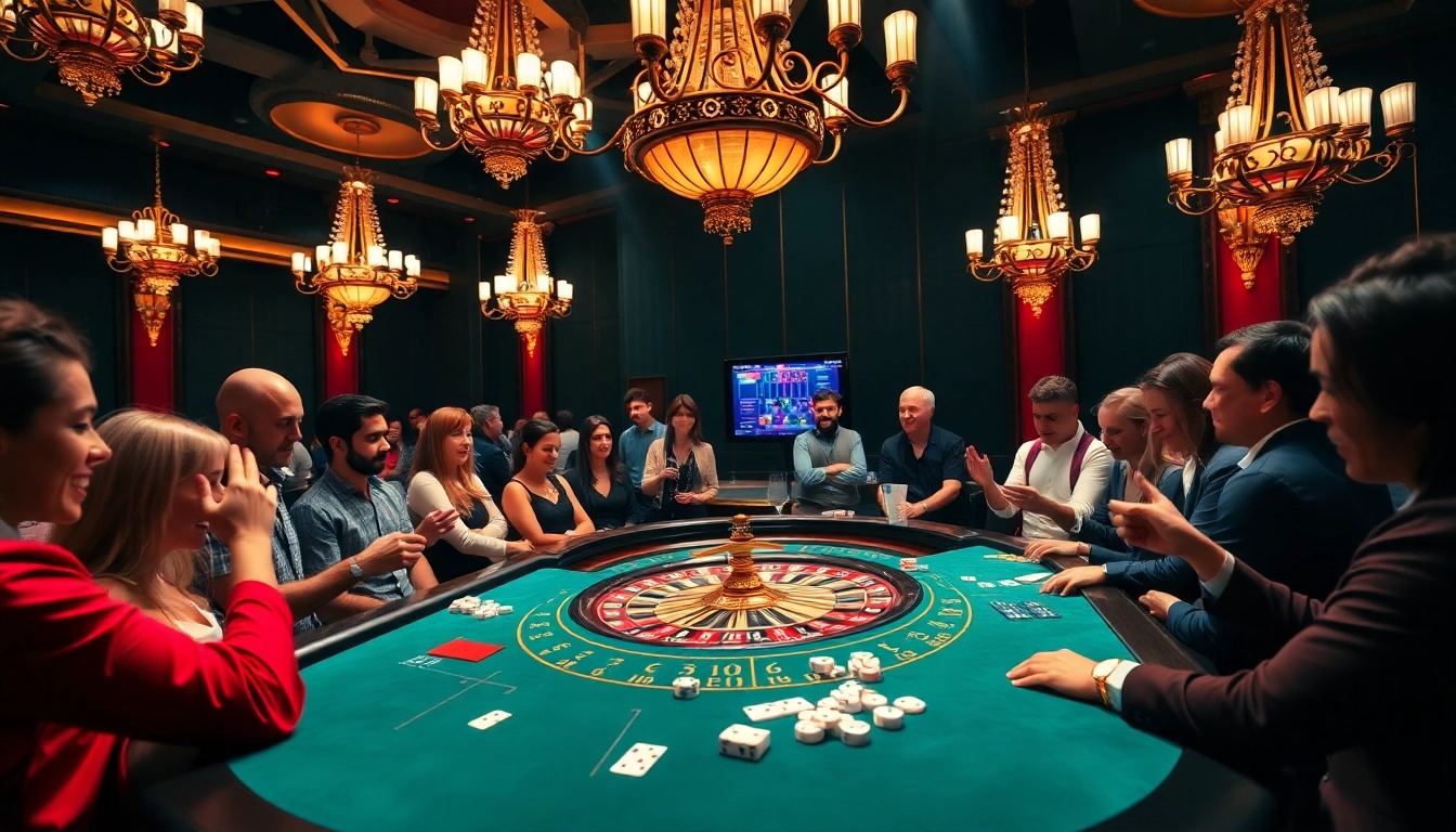 Players engaging in high-stakes gambling at a casino table, highlighting the excitement of 789p.