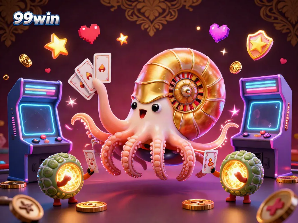 Experience the thrilling casino action with 99win and its vibrant 3D gameplay elements.