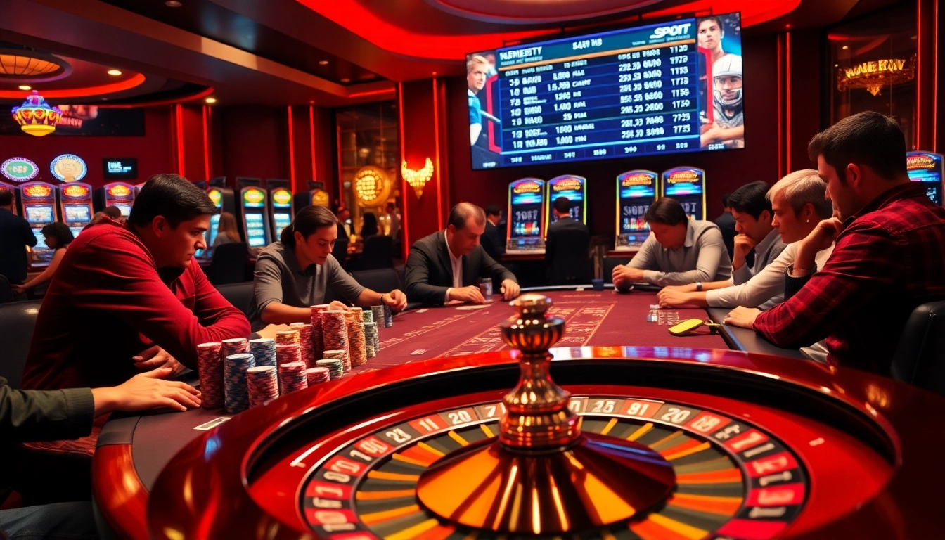 Experience the thrill of poker and betting at bsport's luxurious casino scene.