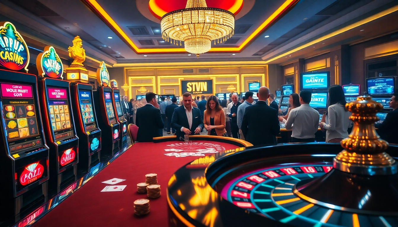 Experience the excitement of gambling at nhà cái 33win, with vibrant casinos, poker tables, and roulette wheels.