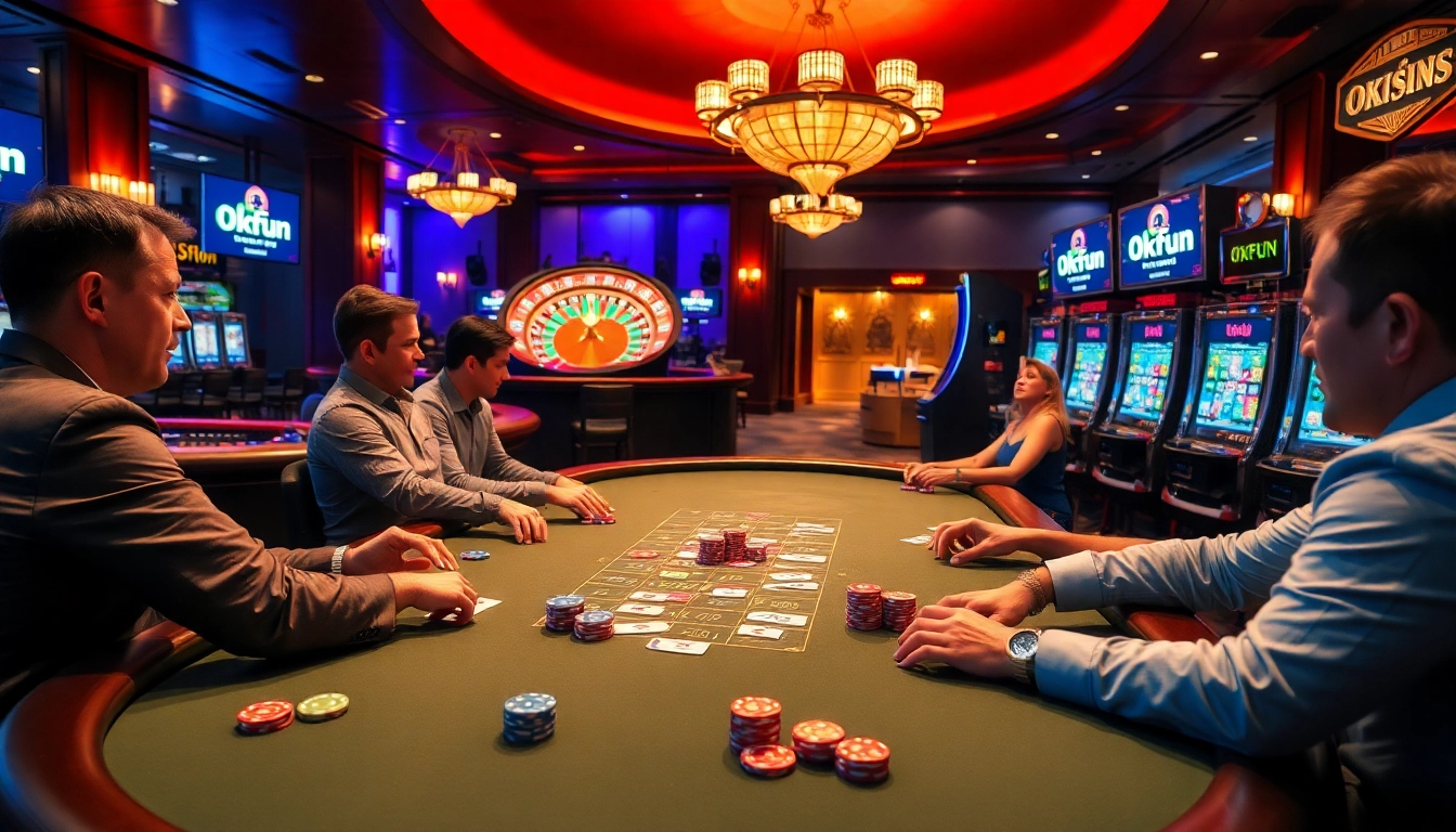 Experience thrilling gameplay with competitive bets at Okfun, a premier online gambling platform.