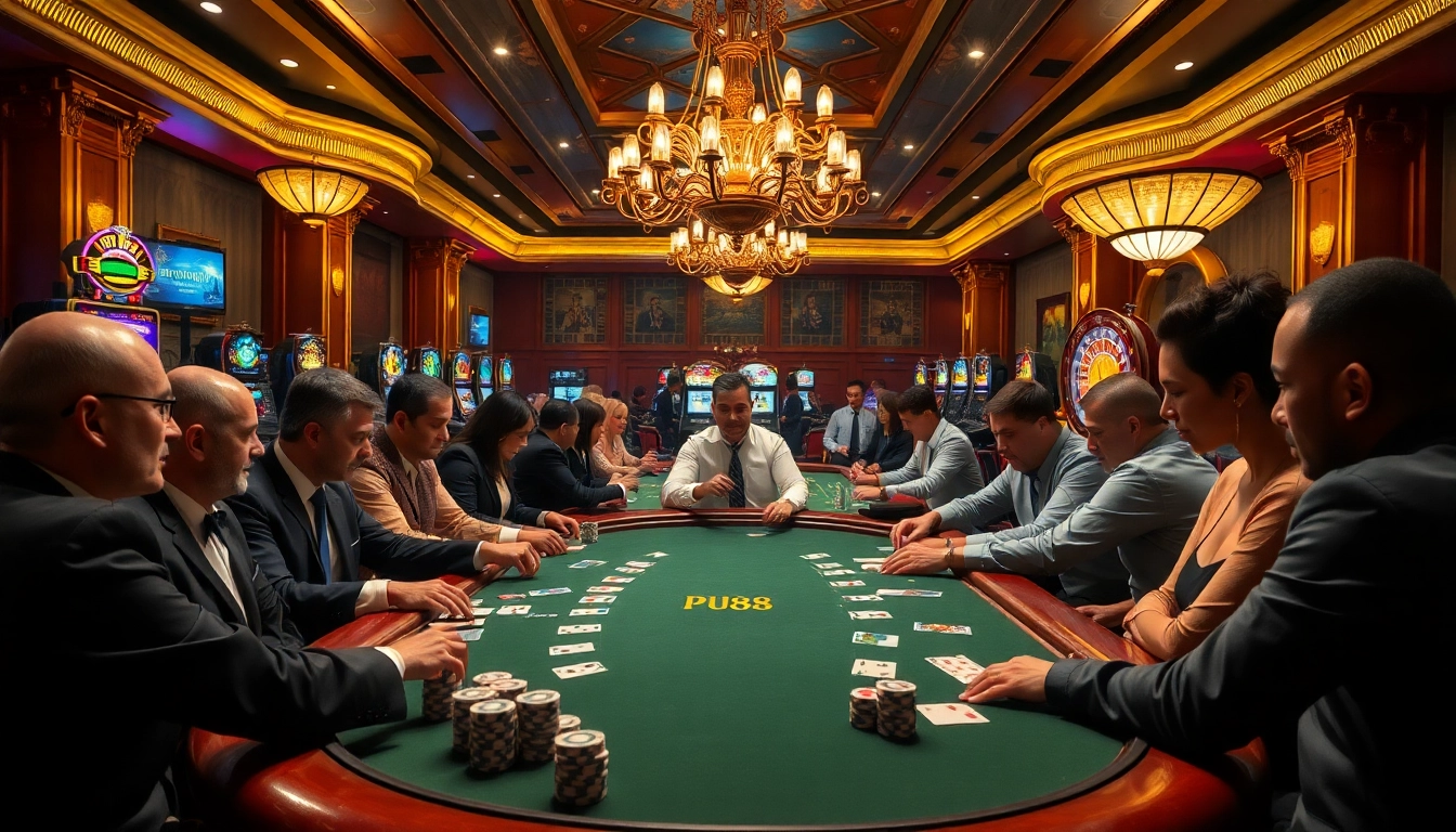 Experience the excitement of gambling at https://pub88.in.net/ with high-stakes poker and vibrant slot machines.