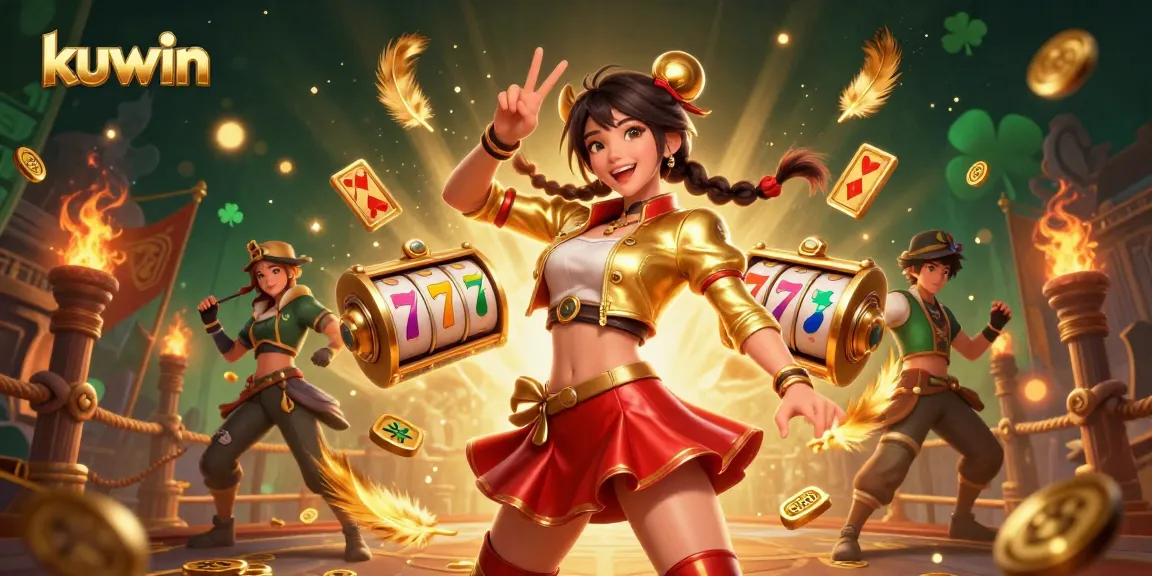Kuwin offers exciting online slot gameplay featuring vibrant characters, colorful reels, and jackpot winnings.