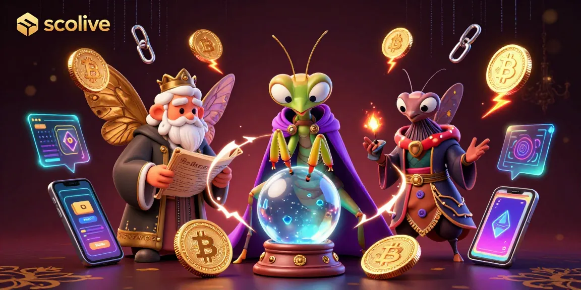 Experience Socolive's lively atmosphere with a unique 3D rendering of characters interacting in a fantasy setting.