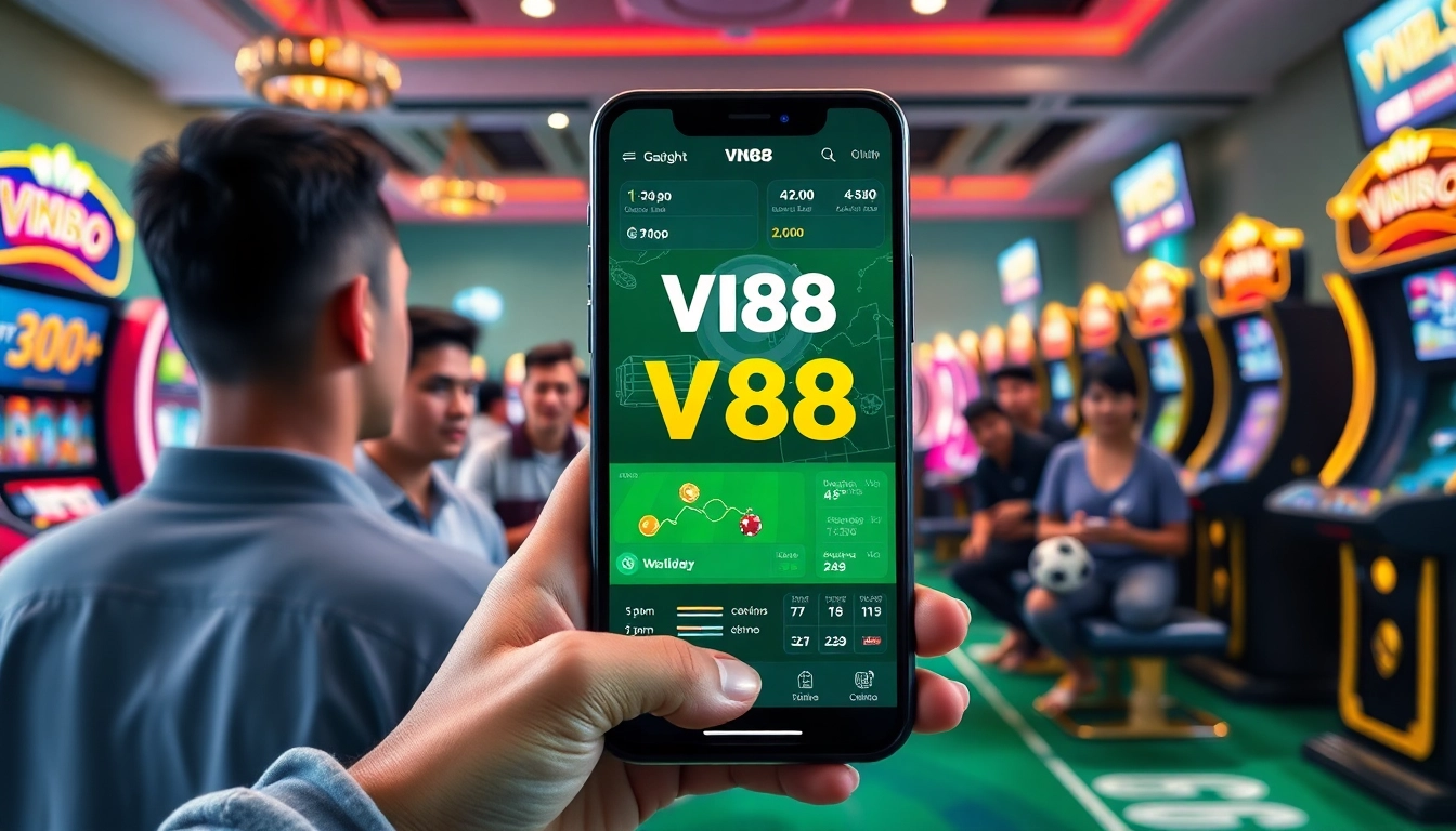 VN88 online betting experience with diverse games and user-friendly interface on mobile app.