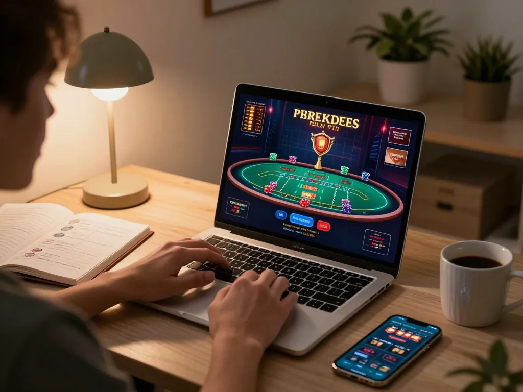 Engage with pg88 trang chu dang nhap through online casino gaming at a cozy home setup.