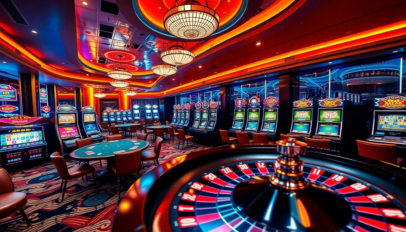 Experience luxury gaming at Hi88 with vibrant casino tables, exciting slot machines, and thrilling roulette action.