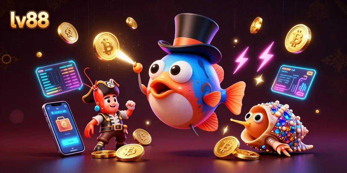 Experience vibrant casino excitement at lv88 with a thrilling 3D underwater adventure.